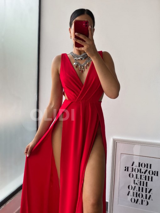 Vestido Vilma - Rojo