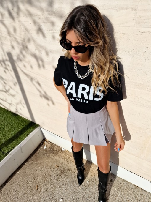 Camiseta Paris - Negro
