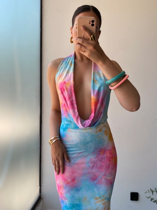 Vestido Coraima tie dye