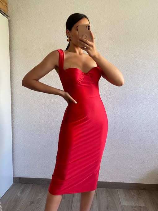 Vestido Daphne - Rojo