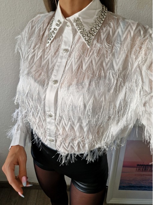 Blusa Plumetti - Blanco